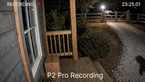 P2 already recording