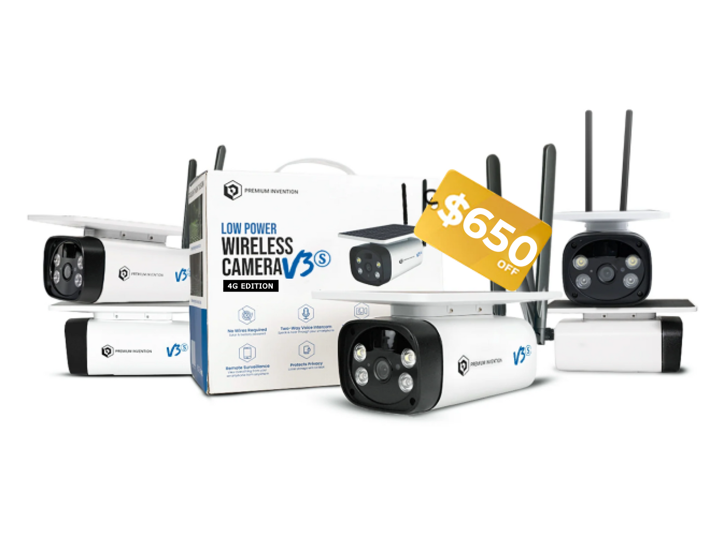 5 x Wireless Camera V3S